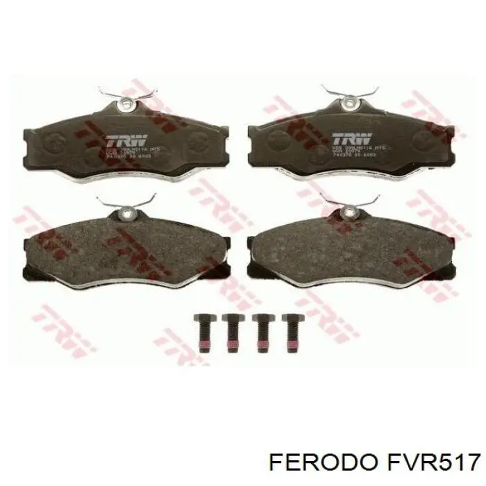 Колодки Ferodo FVR517 цена, от 24.60 USD
