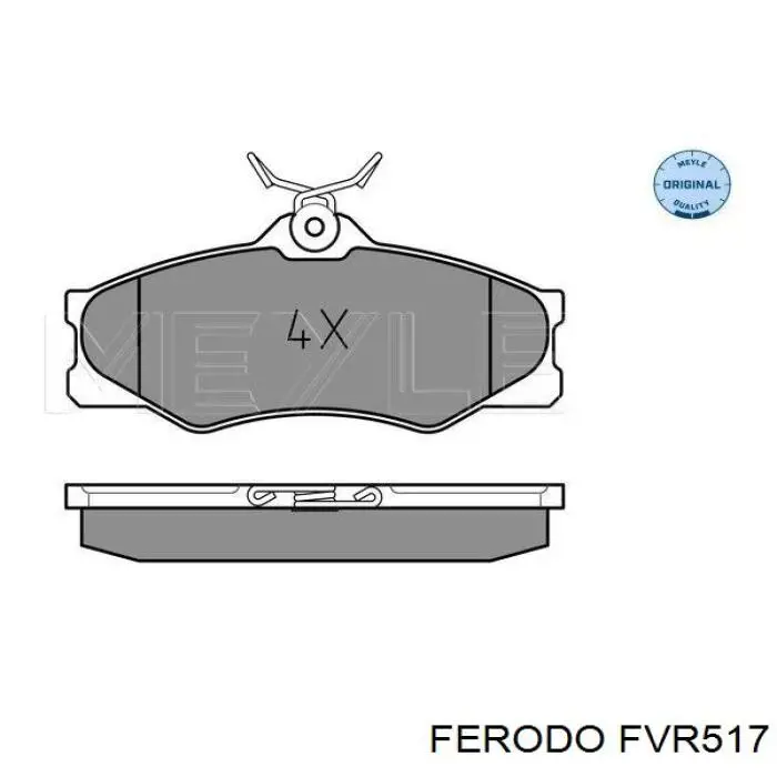 Купить FVR517 Ferodo Колодки тормозные