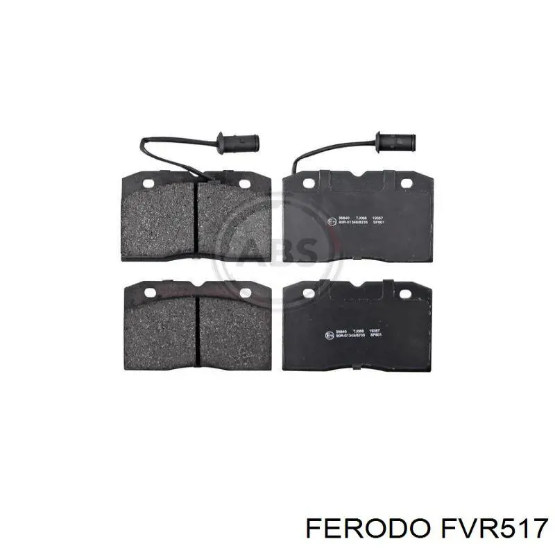 Передние тормозные колодки FVR517 Ferodo