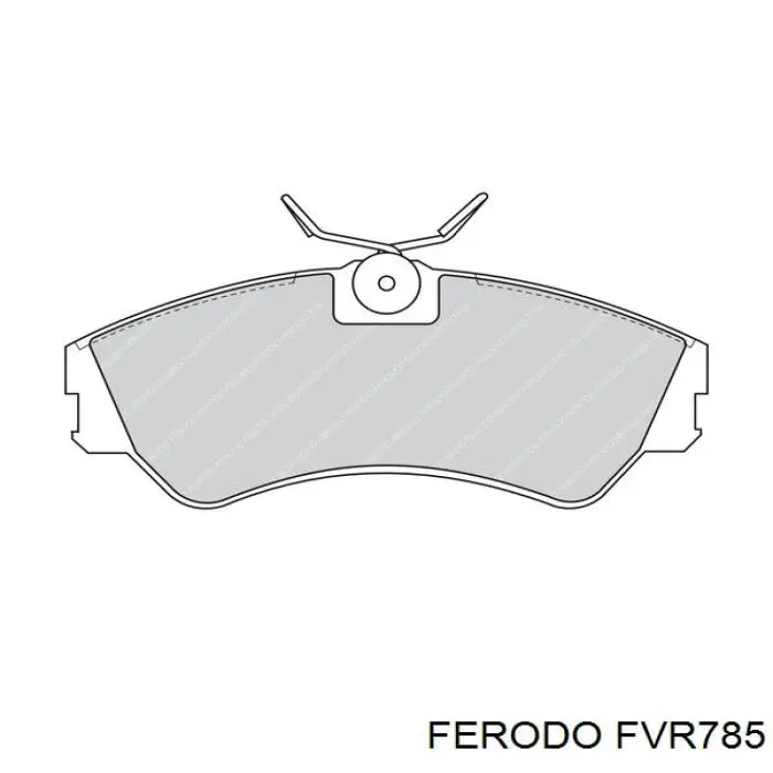 Передние тормозные колодки FVR785 Ferodo