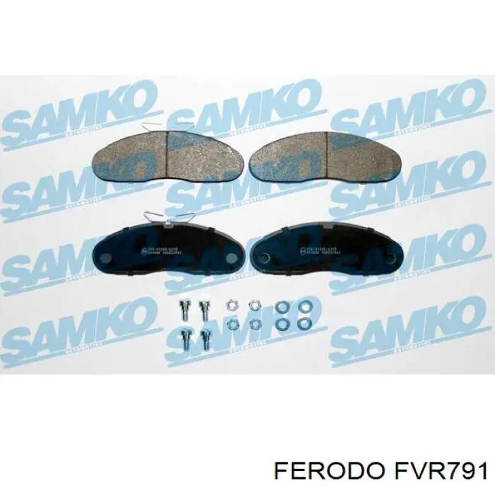 Купить FVR791 Ferodo Колодки тормозные