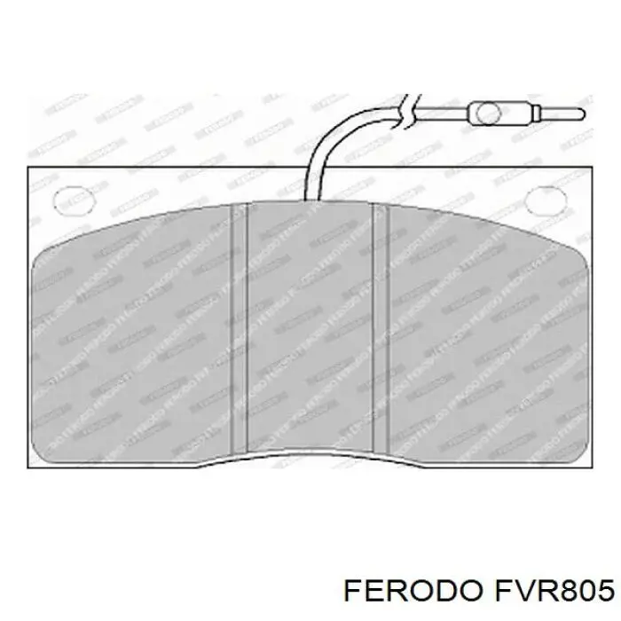 Pastillas de freno delanteras FVR805 Ferodo