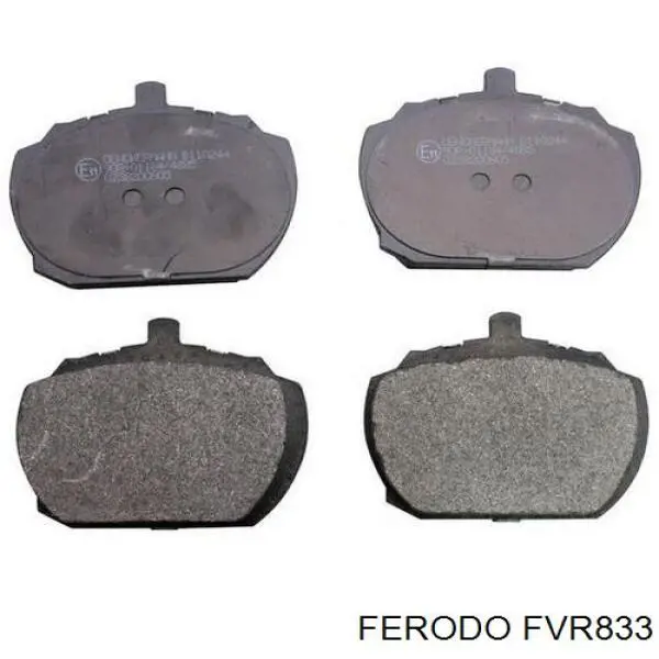 Pastillas de freno delanteras FVR833 Ferodo