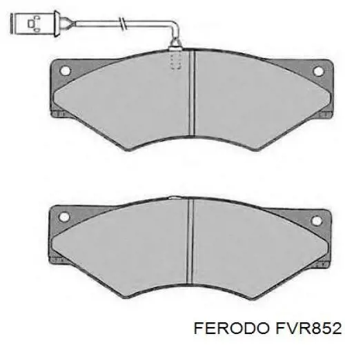 Передние тормозные колодки FVR852 Ferodo