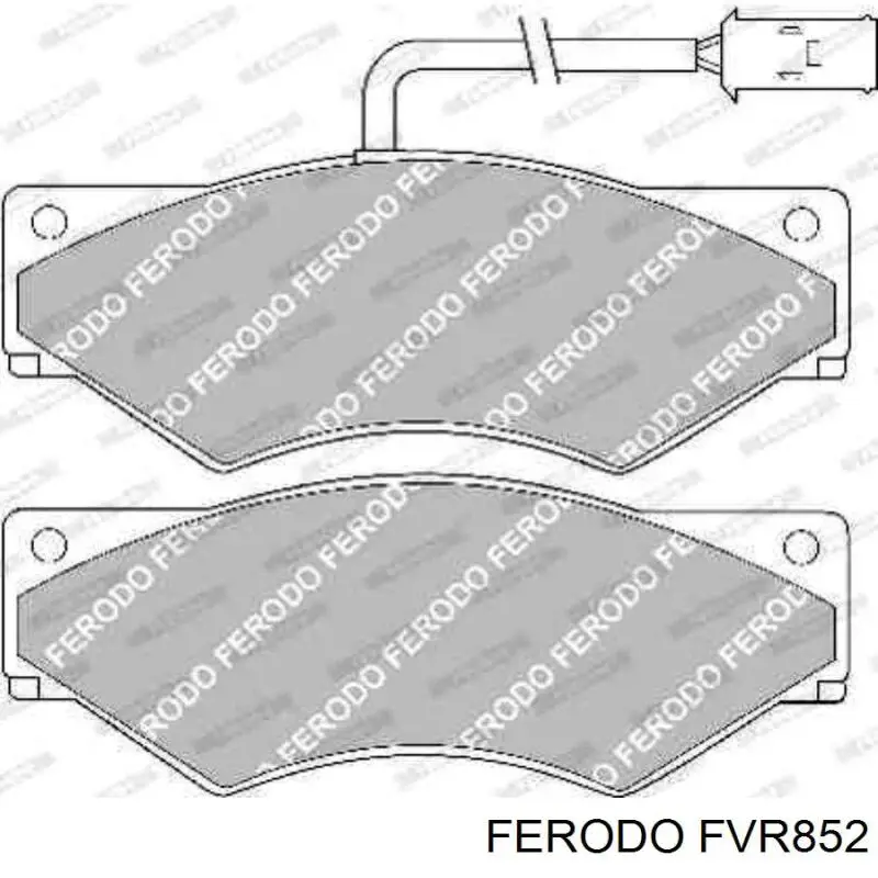 Передние тормозные колодки FVR852 Ferodo