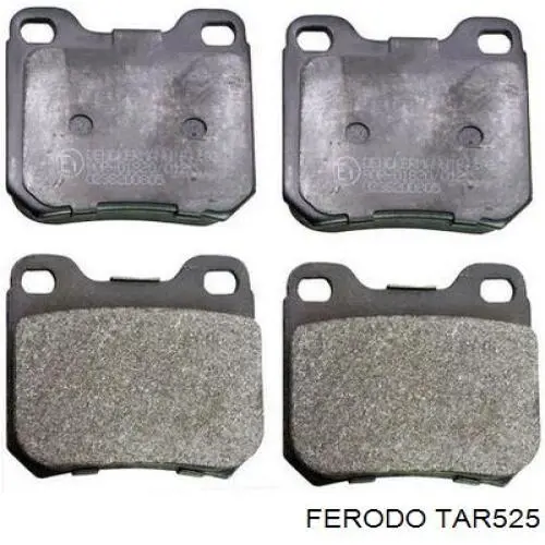 TAR525 Ferodo задние тормозные колодки