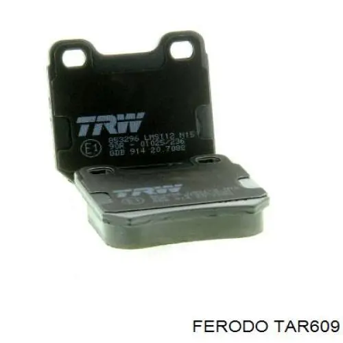 TAR609 Ferodo Колодки тормозные дисковые комплект