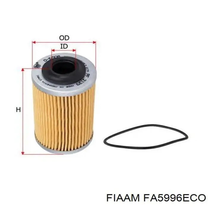 FA5996 ECO Coopers FIAAM масляный фильтр