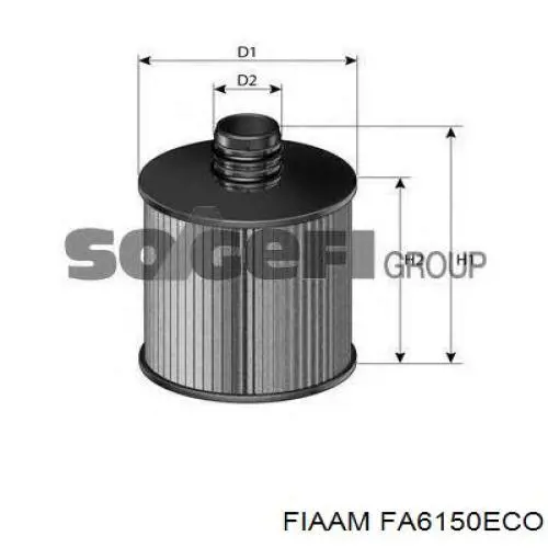 Масляный фильтр FA6150ECO Coopers FIAAM