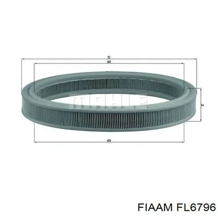 FL6796 Coopers FIAAM воздушный фильтр