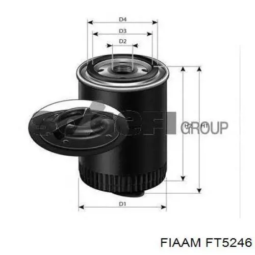 FT5246 Coopers FIAAM масляный фильтр