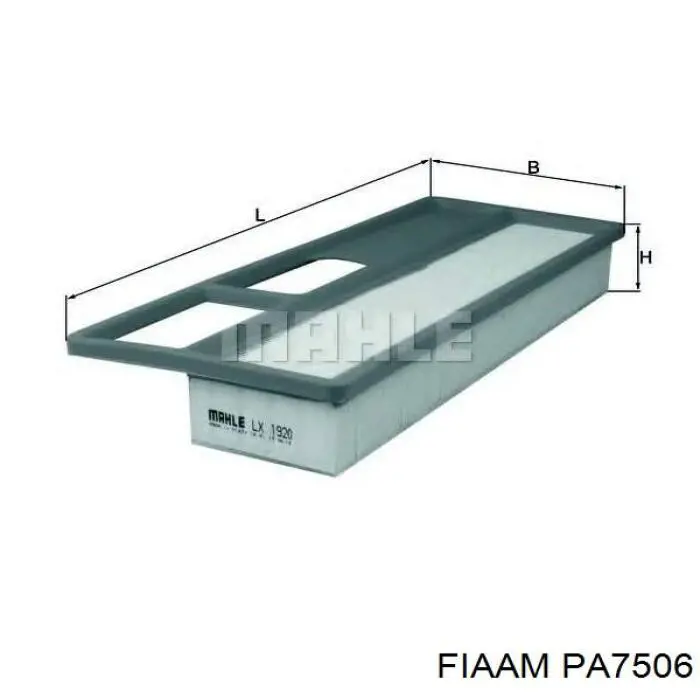 PA7506 Coopers FIAAM воздушный фильтр