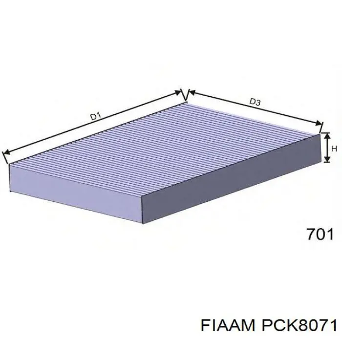 PCK8071 Coopers FIAAM фильтр салона