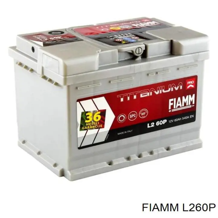 Аккумулятор L260P Fiamm