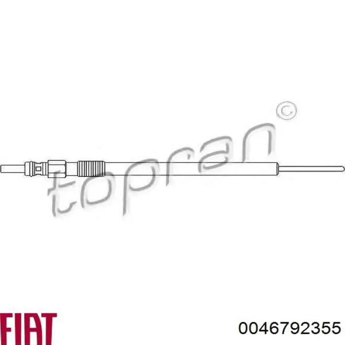 Свечи накала 0046792355 Fiat/Alfa/Lancia