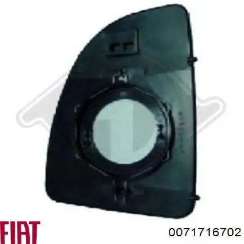 Зеркальный элемент левого зеркала заднего вида Fiat/Alfa/Lancia 0071716702 цена, от 11.17 USD