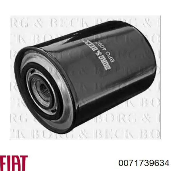 Фильтр очистки масла центробежный Fiat/Alfa/Lancia 0071739634 цена, от 10.92 USD