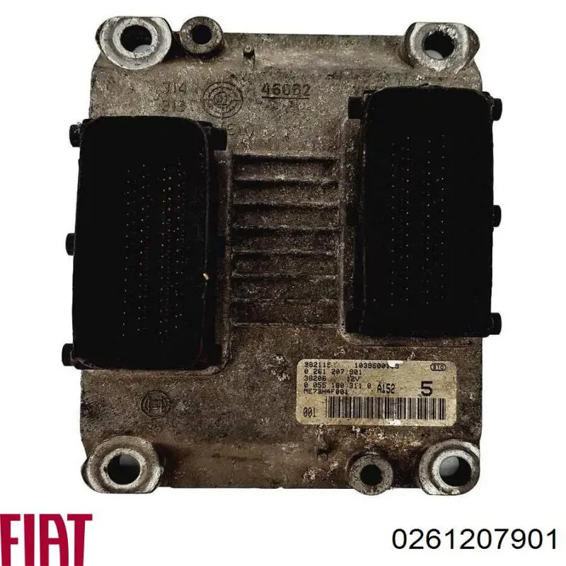 Блок управления двигателем 0261207901 Fiat/Alfa/Lancia