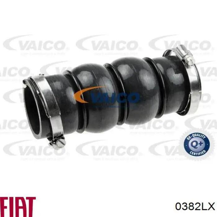 Шланг/патрубок интеркуллера Fiat/Alfa/Lancia 0382LX цена, от 12.98 USD