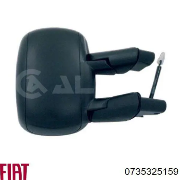 0735325159 Fiat/Alfa/Lancia Левое боковое зеркало