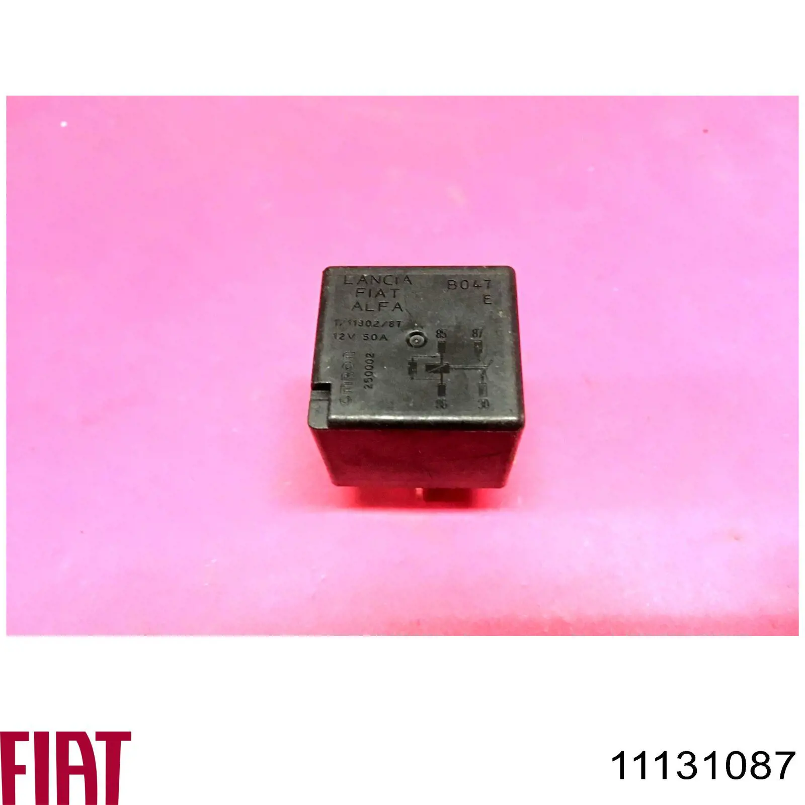 11130287 FIAT Relé de alta corriente original y equivalente