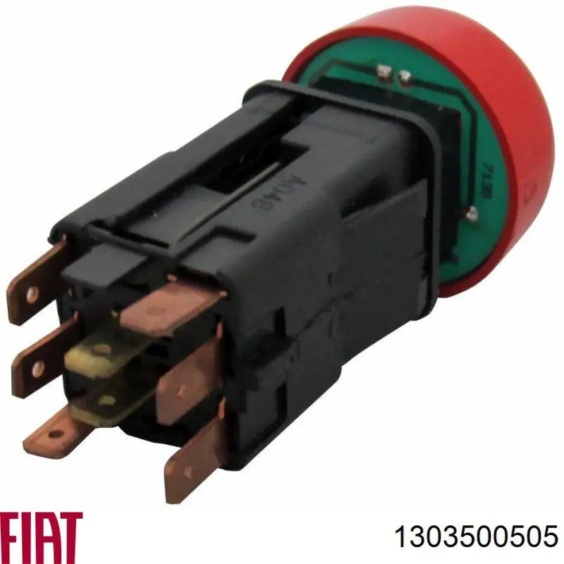 Кнопка аварийного сигнала Fiat/Alfa/Lancia 1303500505 цена, от 28.83 USD