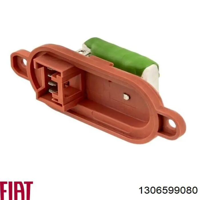 Резистор (сопротивление) вентилятора печки (отопителя салона) Fiat/Alfa/Lancia 1306599080