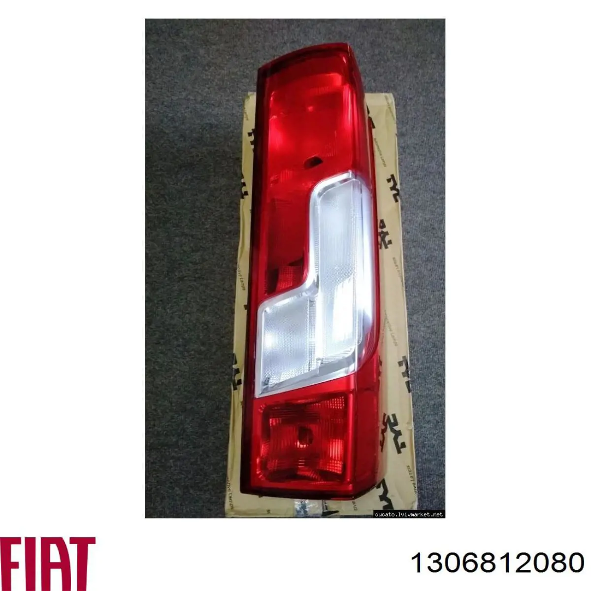 Consola da suspensão de lâminas do eixo traseiro 1319160080 Fiat/Alfa/Lancia