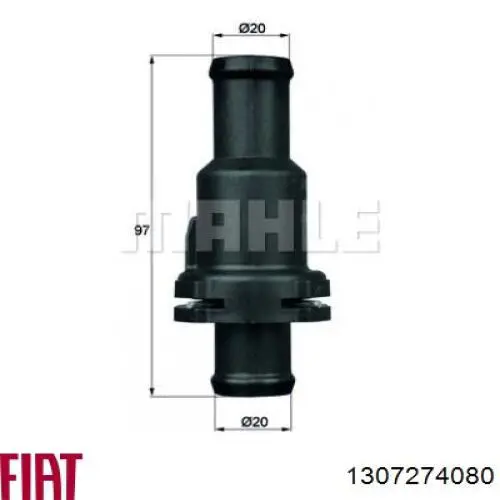 Купить 1307274080 Fiat/Alfa/Lancia Автомобильный термостат