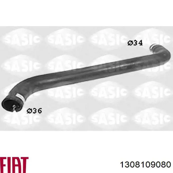 Шланг радиатора охлаждения Fiat/Alfa/Lancia 1308109080 цена, от 7.25 USD