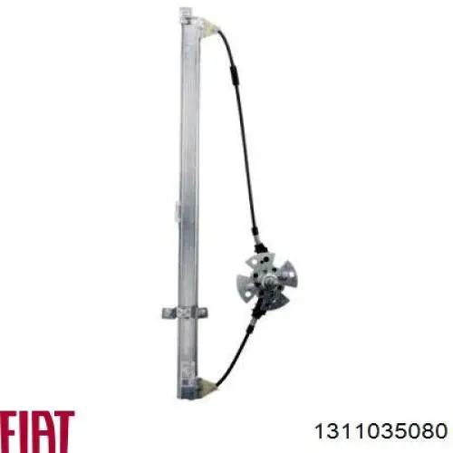 Mecanismo de acionamento de vidro da porta dianteira direita Fiat/Alfa/Lancia 1311035080 preço, a partir de 76,92 USD