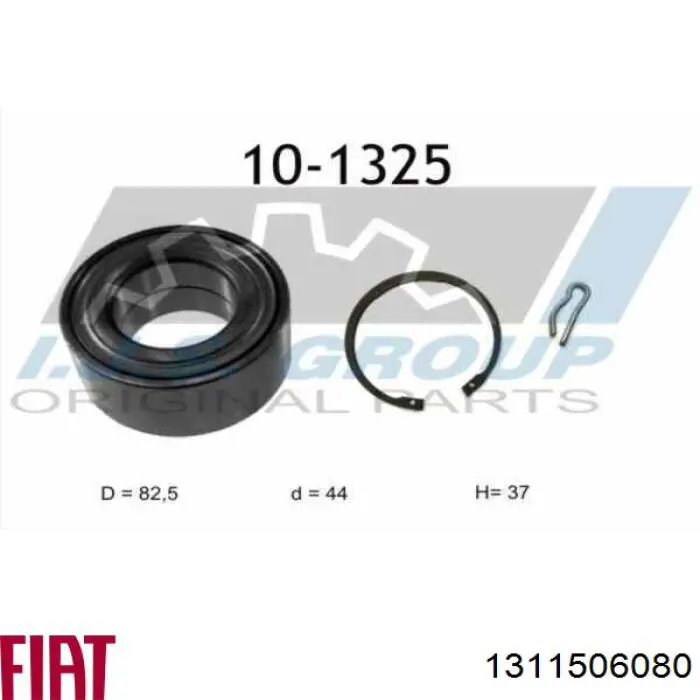 1311506080 Fiat/Alfa/Lancia Подшипник ступицы передней