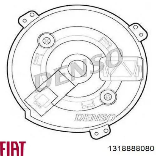 Мотор вентилятора печки (отопителя салона) Fiat/Alfa/Lancia 1318888080