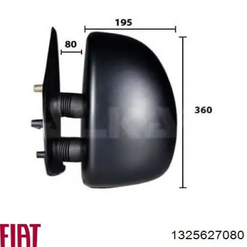 Купить 1325627080 Fiat/Alfa/Lancia Наружное зеркало левое