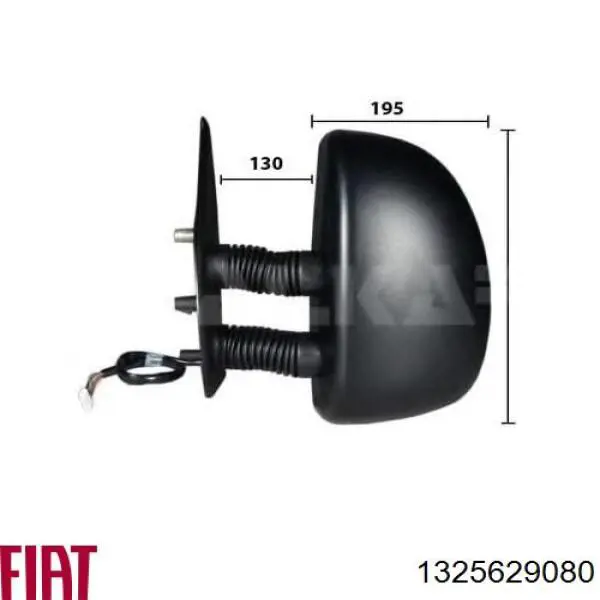 1325629080 Fiat/Alfa/Lancia Левое боковое зеркало