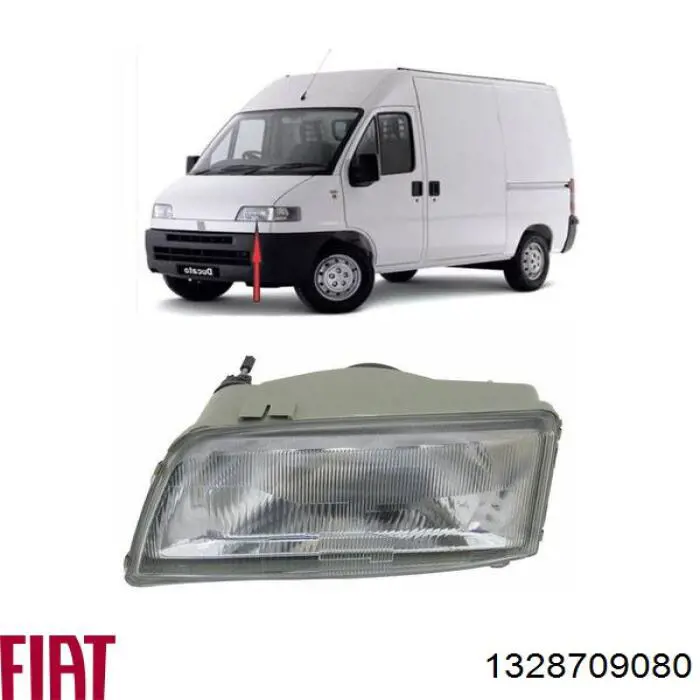 Фара левая Peugeot Boxer I фургон (230L) (1994 - 2002) цена, от 53.73 USD