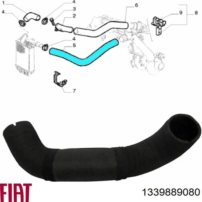 Шланг интеркуллера Maxgear 680623