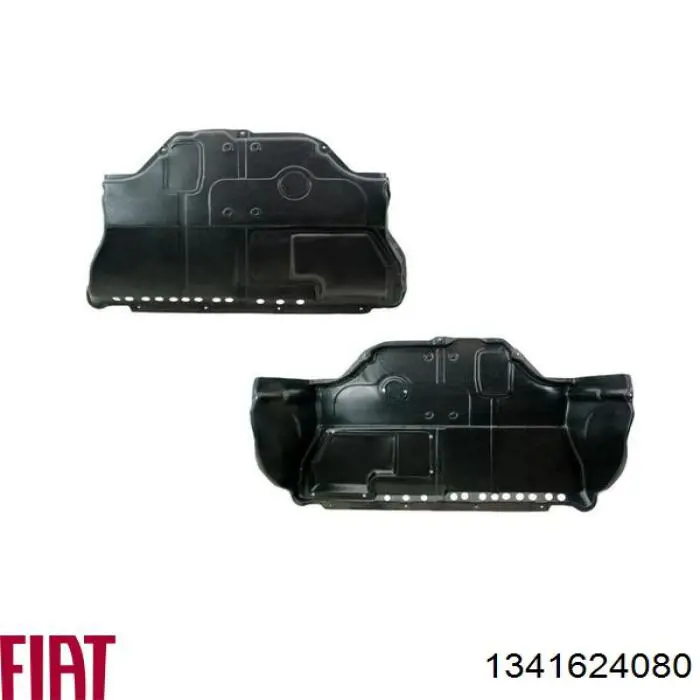 1341624080 Fiat/Alfa/Lancia proteção de motor, de panela (da seção de motor)