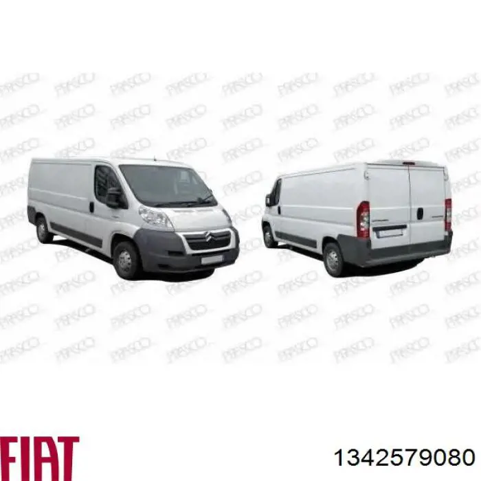 Suporte do radiador montado (painel de montagem de fixação das luzes) Citroen Jumper  250