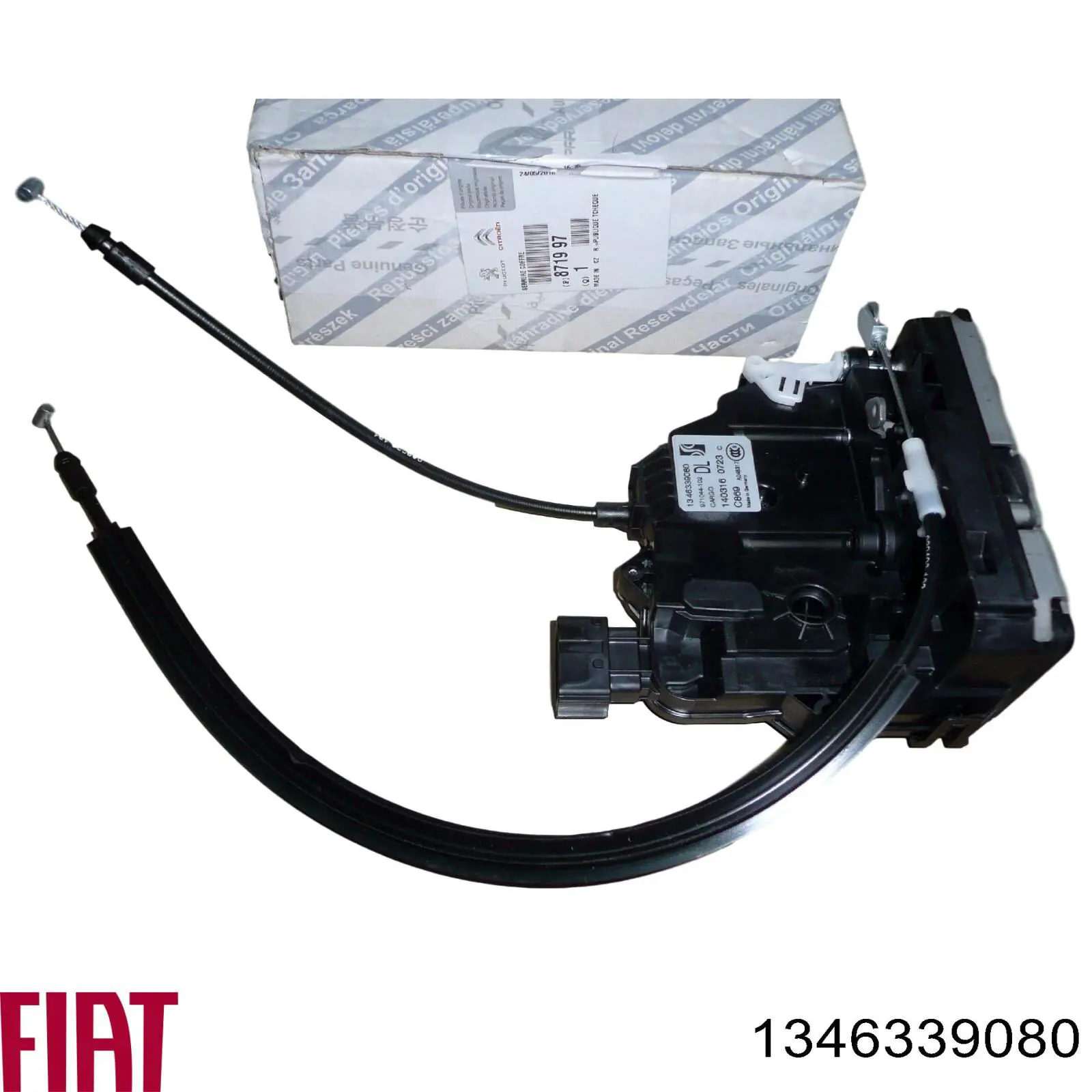 1346339080 Fiat/Alfa/Lancia fecho da porta traseira direita batente