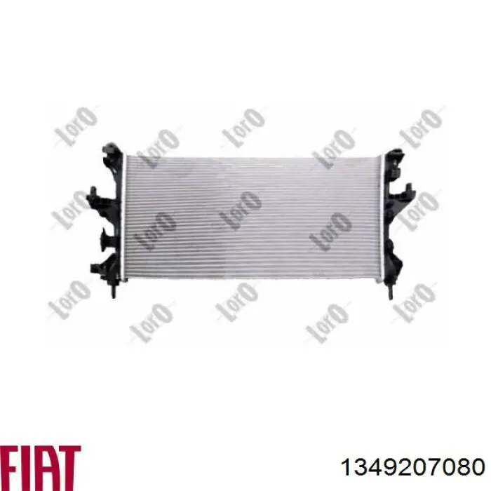 Радиатор охлаждения двигателя Fiat/Alfa/Lancia 1349207080