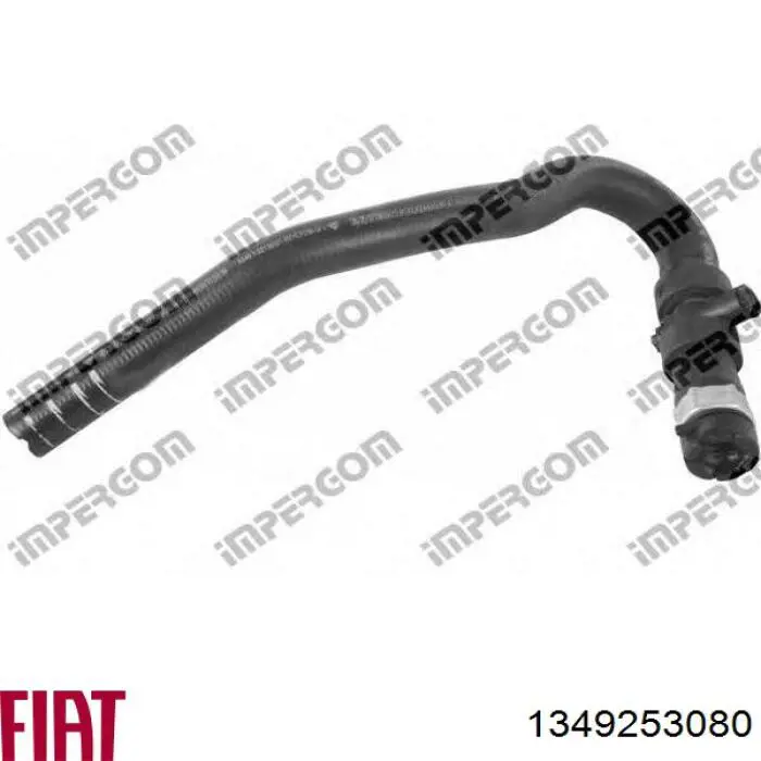 1349253080 Fiat/Alfa/Lancia mangueira do radiador de aquecedor (de forno, linha de combustível de retorno)