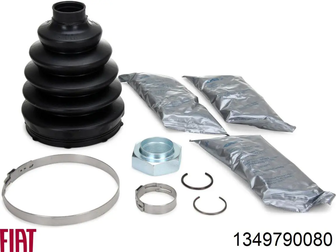 1349790080 Fiat/Alfa/Lancia Полуось передняя левая