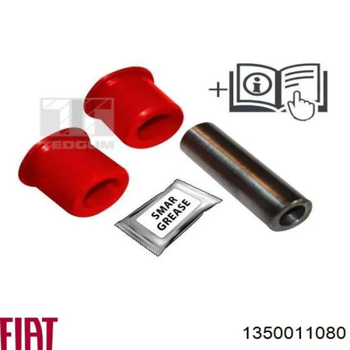 1350011080 Fiat/Alfa/Lancia Задние рессоры