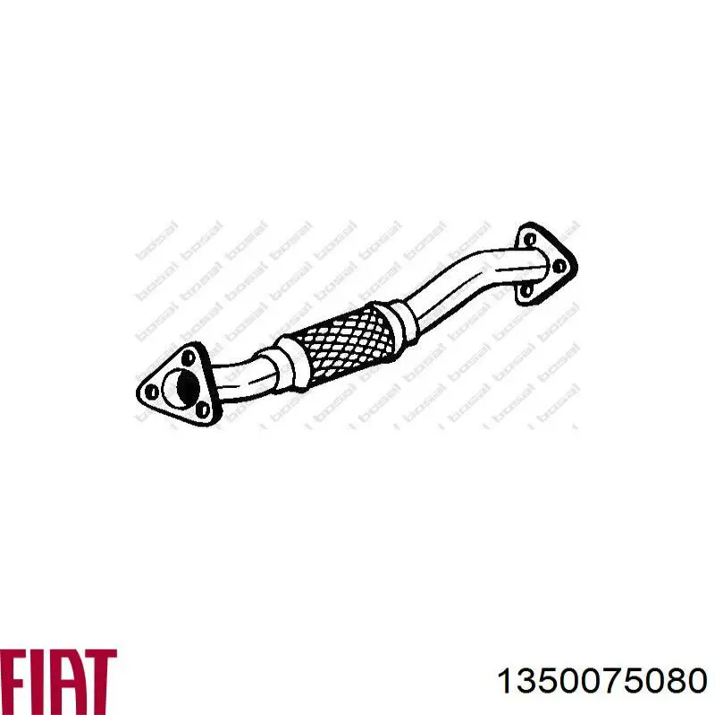 Глушитель, передняя часть Fiat/Alfa/Lancia 1350075080 цена, от 83.76 USD