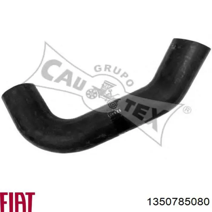 Tubo flexible de aire de sobrealimentación inferior izquierdo 1350785080 Fiat/Alfa/Lancia
