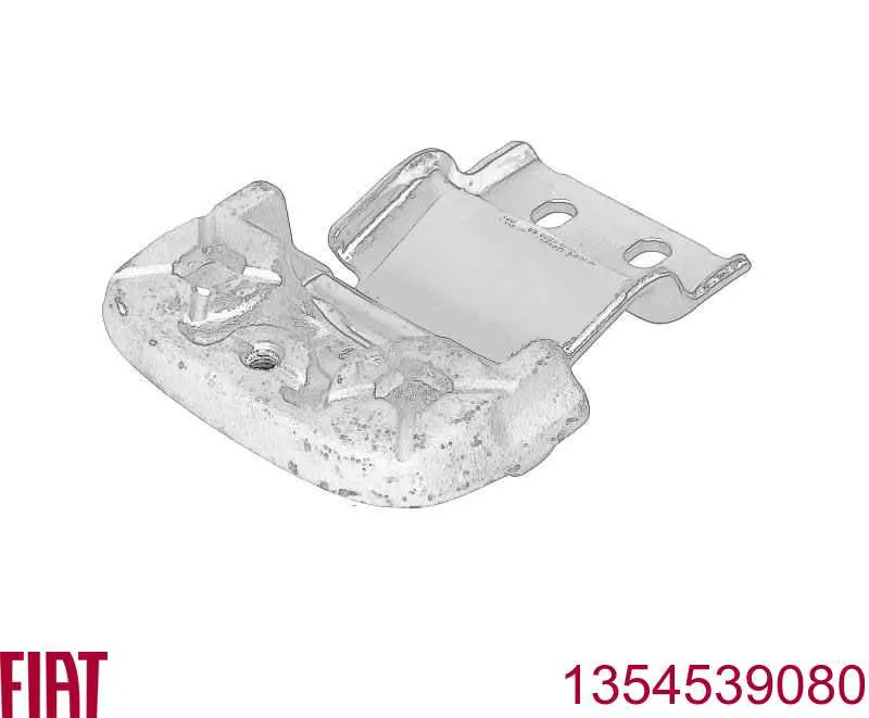 1354539080 Fiat/Alfa/Lancia gozno direito superior da porta traseira (batente)