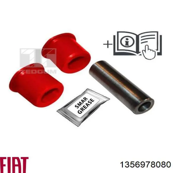 Рессора задняя 1356978080 Fiat/Alfa/Lancia