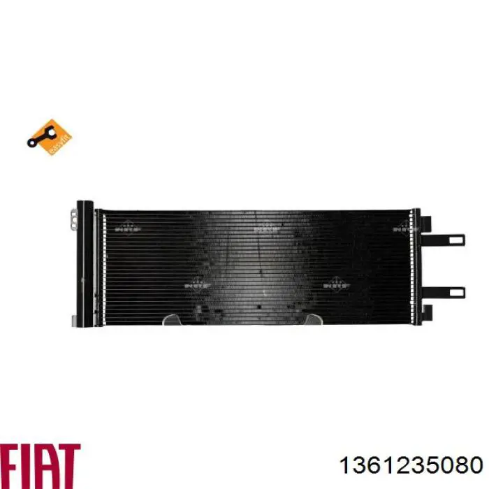 Радиатор кондиционера Fiat/Alfa/Lancia 1361235080