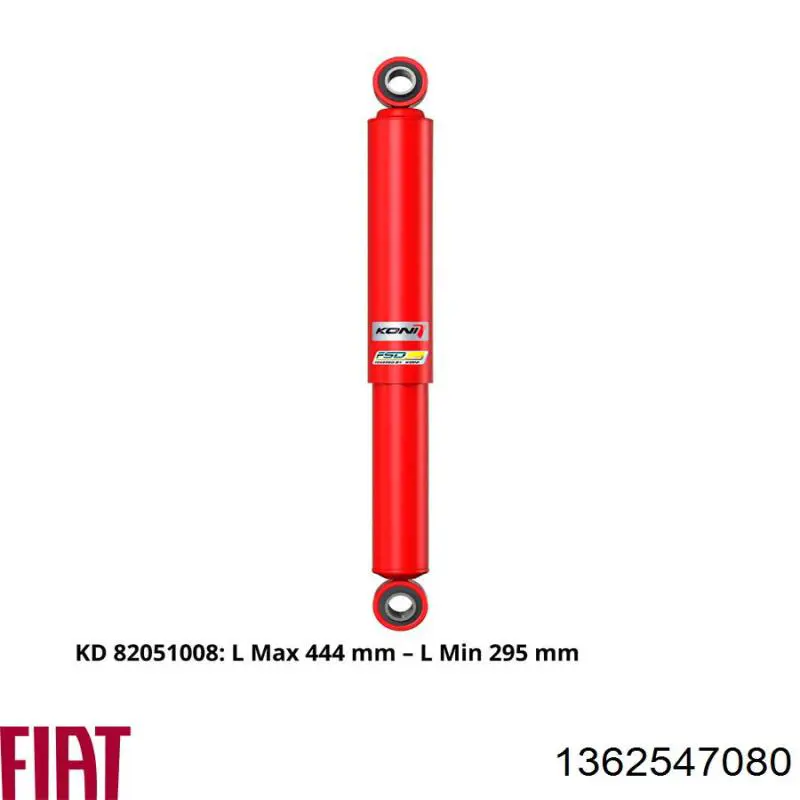 Стойка амортизатора задняя Fiat/Alfa/Lancia 1362547080 цена, от 56.41 USD
